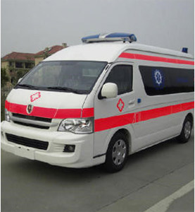 比如县上汽大通救护车